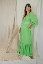 Vestido Longo Bordado