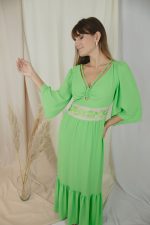 Vestido Longo Bordado - Imagem 3