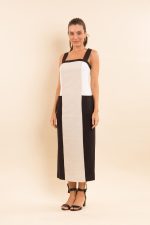 Vestido Midi Tricolor - Imagem 4