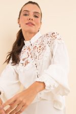 Camisa Renda Guipure - Imagem 2