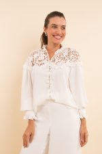 Camisa Renda Guipure - Imagem 3
