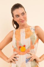 Vestido Longo Estampado - Imagem 3