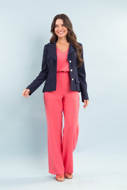 Blazer Crepe Liso