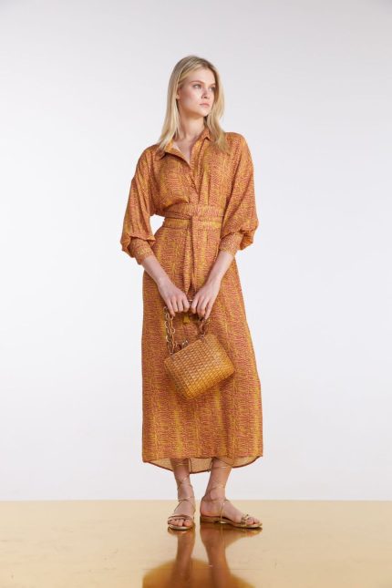 Vestido Chemise Estampado