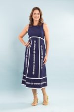 Vestido Linho Bordado - Imagem 2