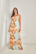 Vestido Longo Estampado