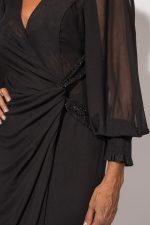 Vestido Tule Transpassado - Imagem 4