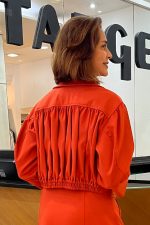 Jaqueta Cropped Pregas