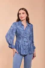 Camisa Estampa Marmorizada