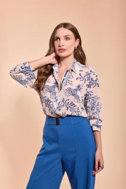Camisa Estampada Flores