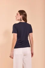 Malha Baby Look Strass - Imagem 4