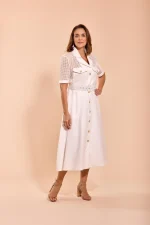 Vestido Chemisiee Tela - Imagem 5
