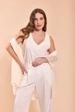 Conjunto 3 Peças Camisão Tela - Imagem 8