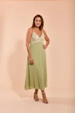 Vestido Crochê Busto - Imagem 8