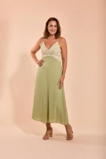 Vestido Crochê Busto - Imagem 6
