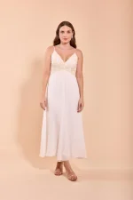 Vestido Crochê Busto - Imagem 9