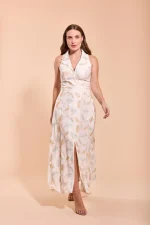 Vestido Folhas Bordadas - Imagem 5