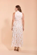 Vestido Folhas Bordadas - Imagem 3