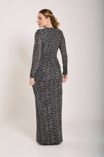 Vestido Longo Drapeado - Fina e Inesquecível - Imagem 4
