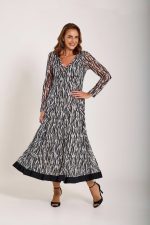 Vestido Tule Estampado – Leveza com Elegância Selvagem - Imagem 4