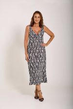 Vestido Tule Estampado – Leveza com Elegância Selvagem - Imagem 2