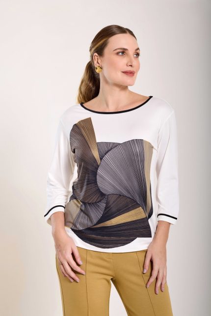 Blusa Estampada 3/4