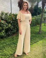 Calça Pantalona Lisa - Imagem 2