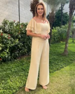 Calça Pantalona Lisa - Imagem 3