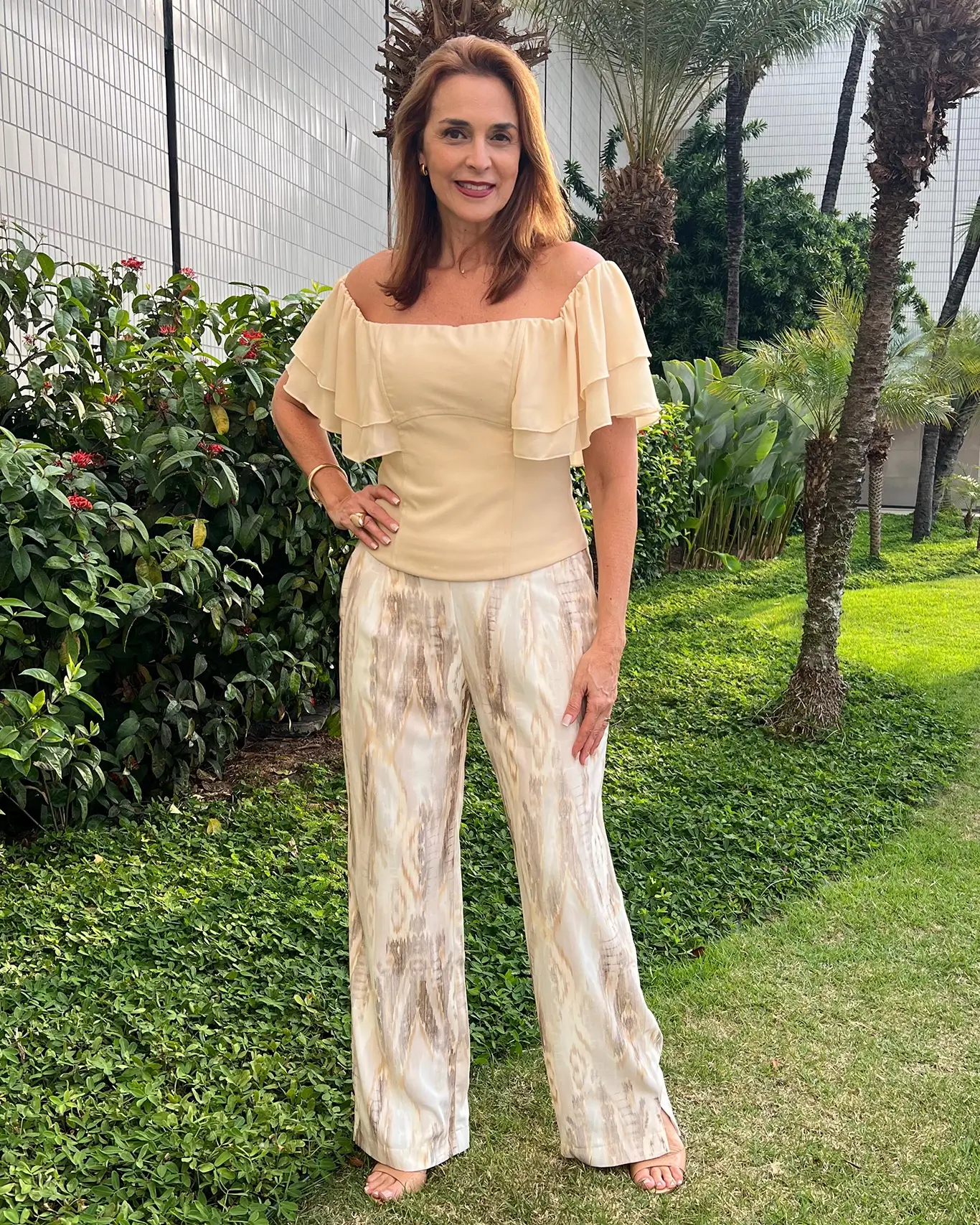 236918-e-236916-(1) Calça Pantalona Estampada - Imagem 1