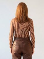 Blusa Tule Estampada - Imagem 2