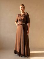 Vestido Longo Liso - Imagem 2